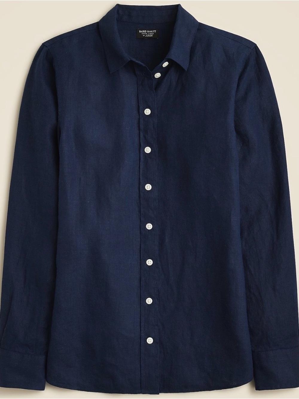 J. Crew Navy Linen Button-Down Shirt